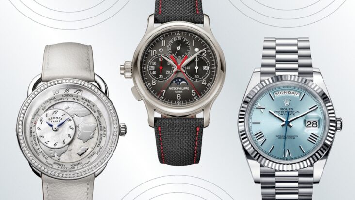 los mejores nuevos relojes de platino para hombre