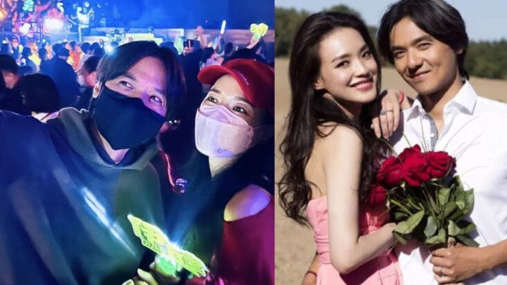 stephen fung y «wifey» shu qi comparten raras fotos de pareja en el concierto de ekin cheng