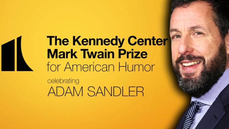 adam sandler listo para el premio mark twain de humor del centro kennedy