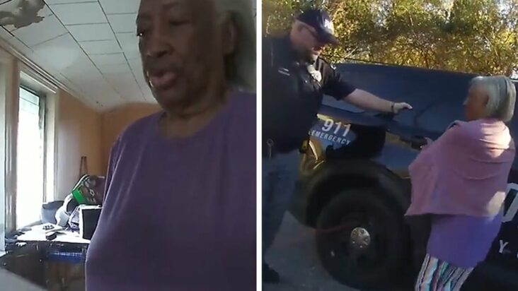 cámara corporal muestra a policías arrestando a una mujer de 82 años por no pagar una factura de basura de $77