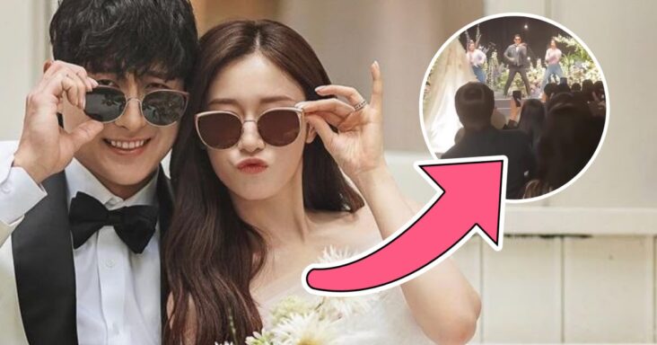 el esposo de t-ara jiyeon hace su «debut como ídolo» en su boda y gana algunos admiradores famosos