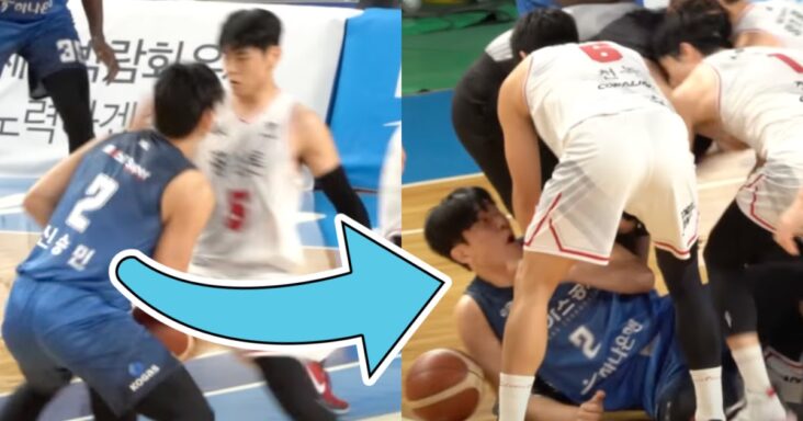el juego de baloncesto coreano se convierte en una pelea aterradora: los fanáticos de kbl indignados por la falta de deportividad y la penalización