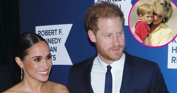 el príncipe harry compara a meghan markle con la ‘calidez’ de la princesa diana