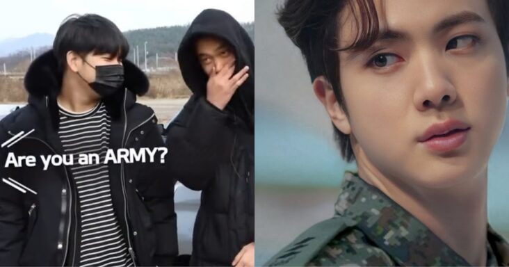 jin de bts es tan amado que incluso sus sunbaes militares no pueden evitar admirarlo