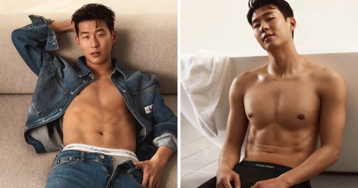 los internautas traen de vuelta la sesión de ropa interior sexy de calvin klein de son heung min y nadie está bien