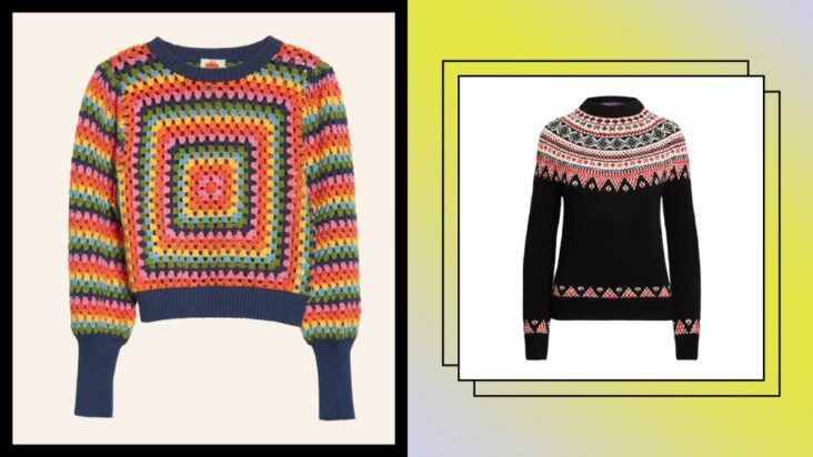 los mejores suéteres llamativos para celebrar las fiestas