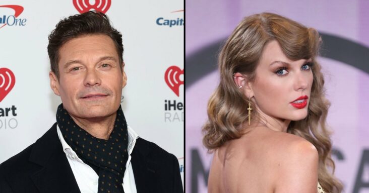 ryan seacrest recuerda el percance de nochevieja con taylor swift