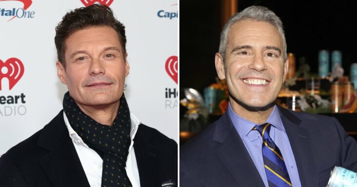 ryan seacrest se burla de andy cohen después de que cnn limita el alcohol en nye