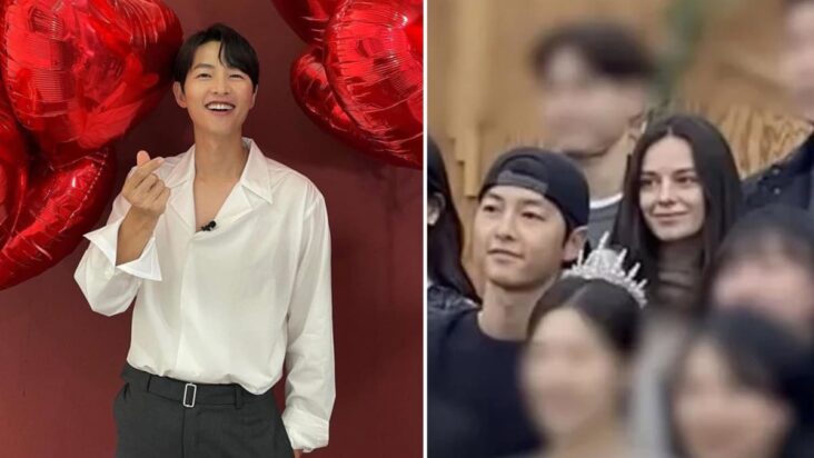 se rumorea que la novia británica de song joong ki es madre soltera con una hija de 10 años