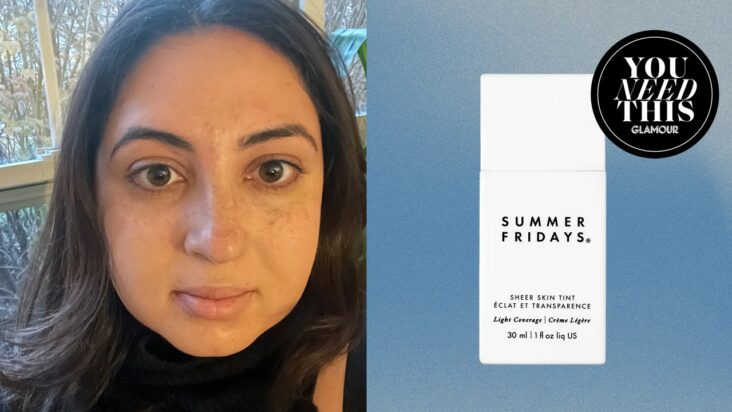 the summer fridays sheer skin tint está hecho para looks de maquillaje sin maquillaje