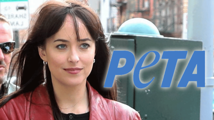 dakota johnson criticada por peta después de la campaña de bolsos de gucci