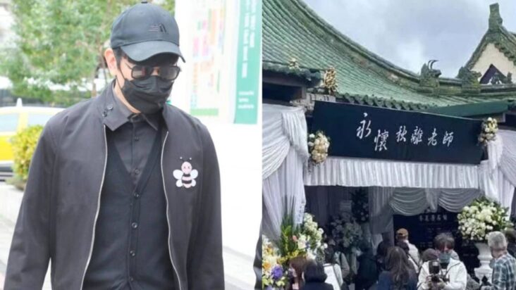 jj lin asiste al funeral del mentor eric lin en taipei