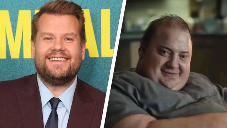 james corden dice que casi interpretó el papel de brendan fraser en the whale