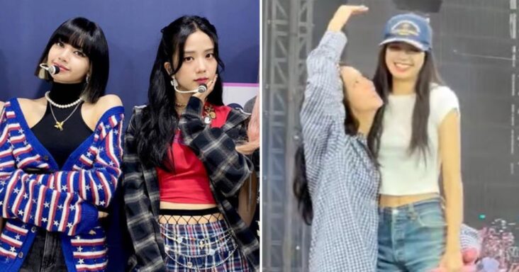 lisa de blackpink de repente crece demasiado para jisoo durante su prueba de sonido de «born pink» en tailandia