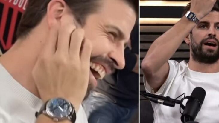 piqué se cambió el reloj antes de lanzar su 'dardo' a shakira con un casio