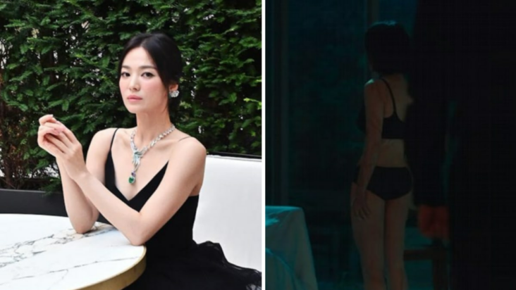 song hye kyo comió arroz konjac durante 2 meses para la escena en la que se desnuda hasta quedar en ropa interior en the glory