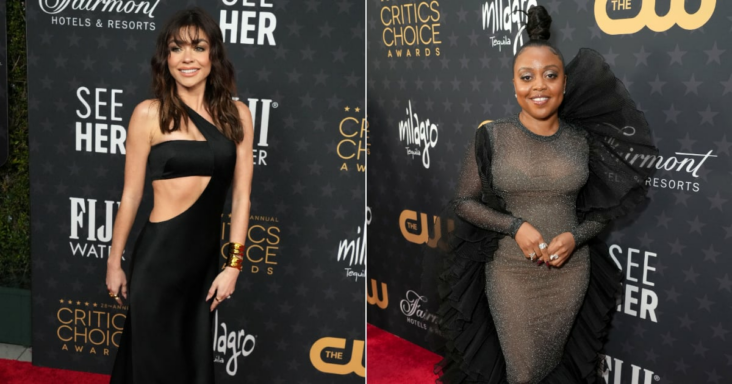 vea todos los looks destacados de los critics’ choice awards 2023