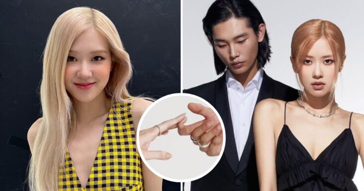 «¿quién es él?» la guapa modelo de la mano de rosé de blackpink en su nueva campaña legendaria de tiffany & co.